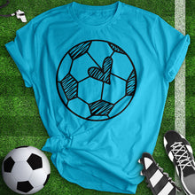 Load image into Gallery viewer, Gameday Heart Soccer Tee
