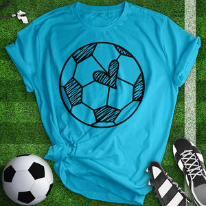 Gameday Heart Soccer Tee