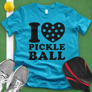 I Heart Pickle Ball Tee