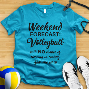 Weekend Forecast Volleyball Tee