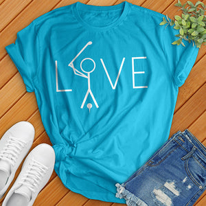 Love Golfer Tee