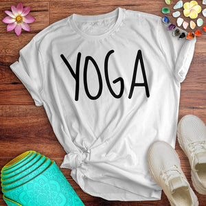 Yoga Font Tee