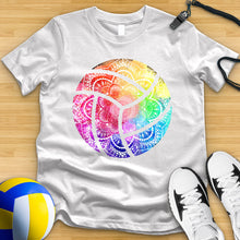 Load image into Gallery viewer, Tie Dye Mandala Volleyball Tee
