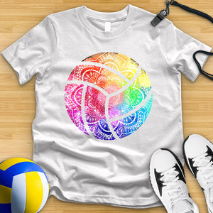 Tie Dye Mandala Volleyball Tee