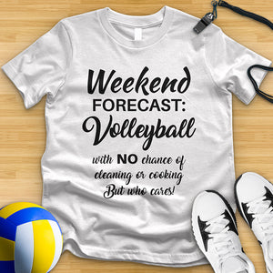 Weekend Forecast Volleyball Tee