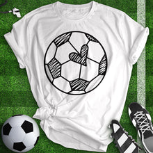 Load image into Gallery viewer, Gameday Heart Soccer Tee
