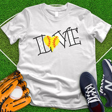 Load image into Gallery viewer, Love Softball Equipment Tee
