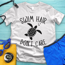 Load image into Gallery viewer, Swim Hair Don&#39;t Care Turtle Tee
