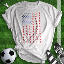 Load image into Gallery viewer, Patriotic Soccer Tee
