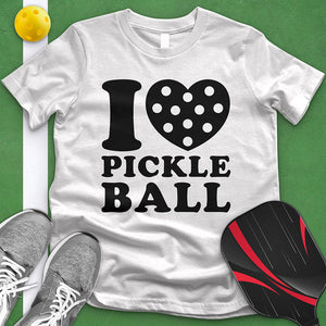 I Heart Pickle Ball Tee