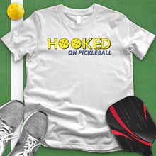 Load image into Gallery viewer, Hooked On Pickleball Tee
