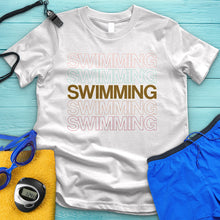 Load image into Gallery viewer, Swimming Swimming Retro-01 Tee
