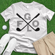 Load image into Gallery viewer, Faded GOLF Crossed Clubs Tee
