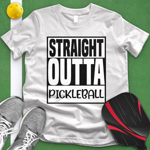 Straight Outta Pickleball Tee