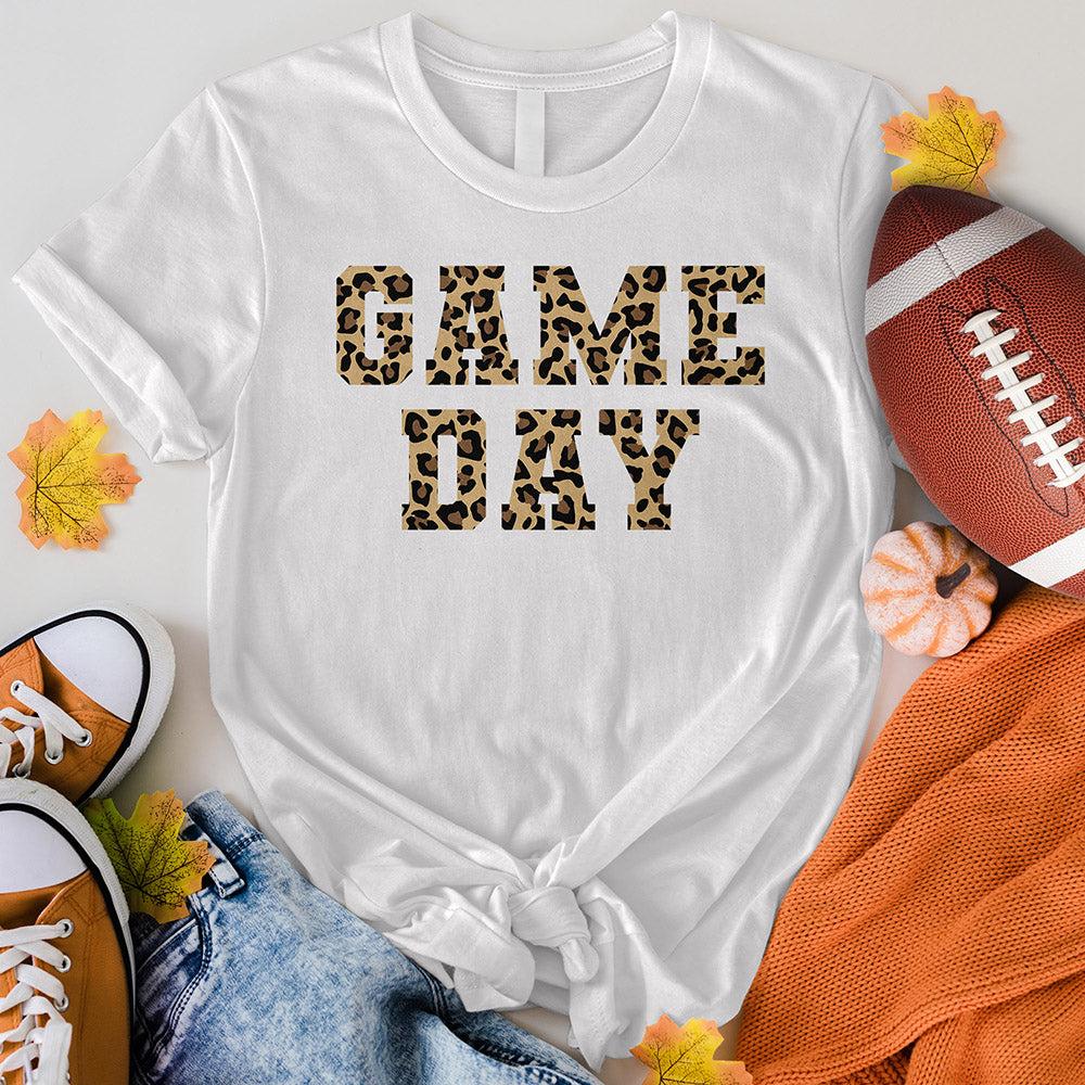 Game Day Leopard Print Tee