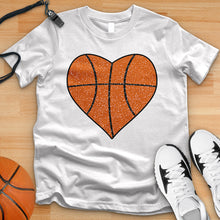 Load image into Gallery viewer, Basketball Center Heart Tee
